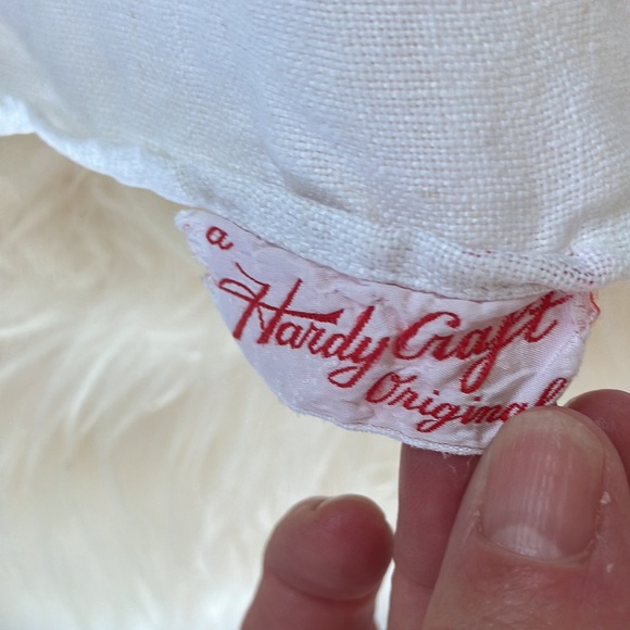 Vintage tablecloth floral pattern Hardy Craft Original linen? - Picture 8 of 8